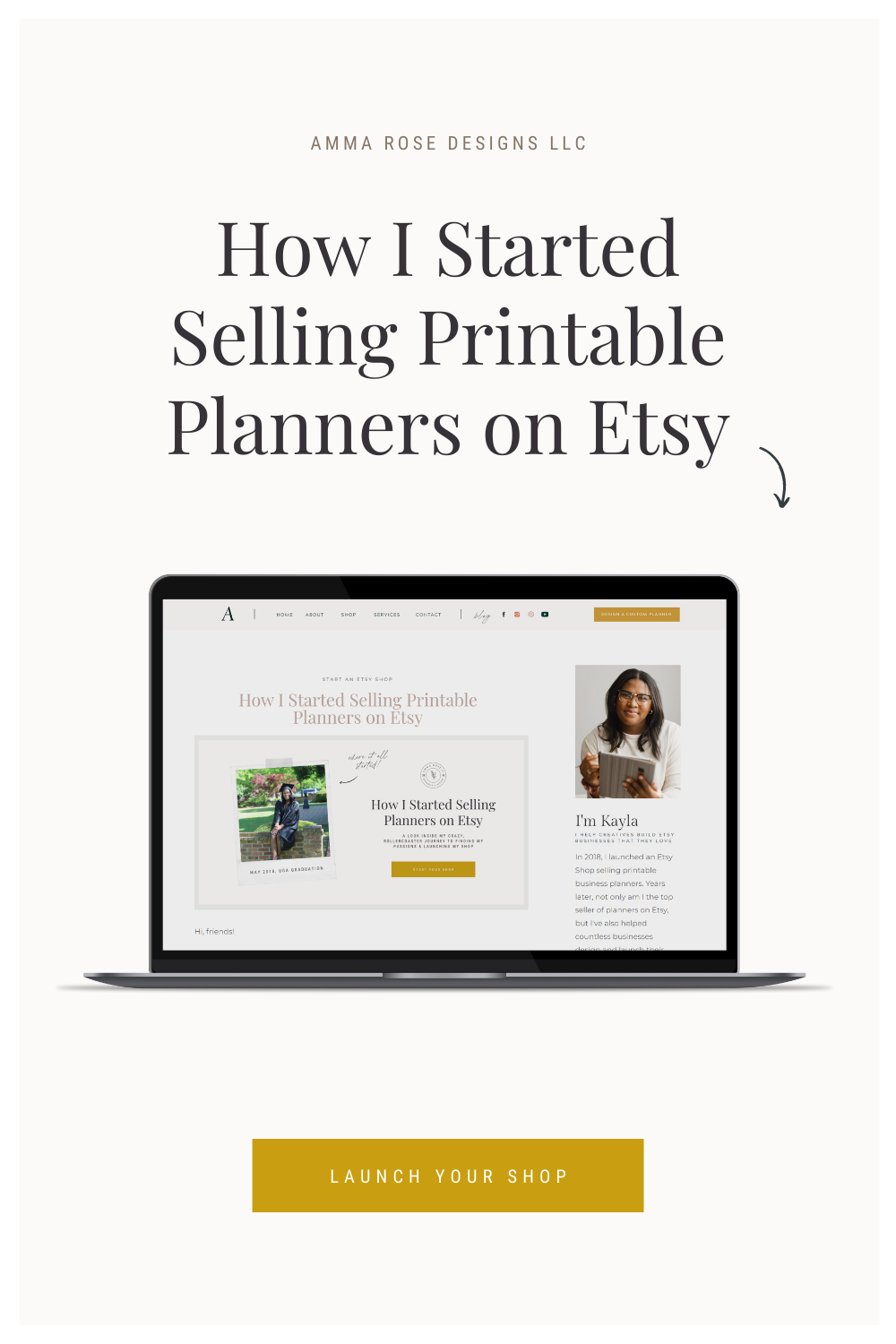 How I Started Selling Printable Planners on Etsy | Amma Rose Designs Blog