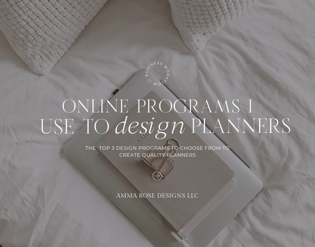 Custom Planner Design | Amma Rose Designs Blog